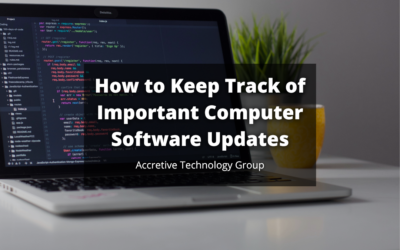 How to Keep Track of Important Computer Software Updates